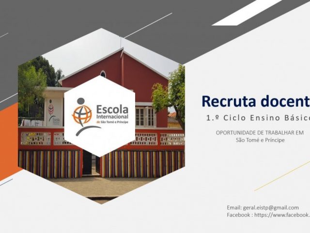 Recrutamento de docentes – 1.º Ciclo Ensino Básico